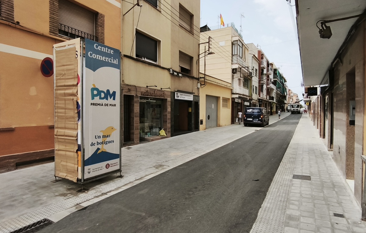 El renovado carrer Jacint Verdaguer